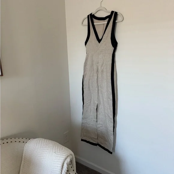 DISSH NWT ZURI NATURAL LINEN MAXI DRESS - Picture 4 of 9